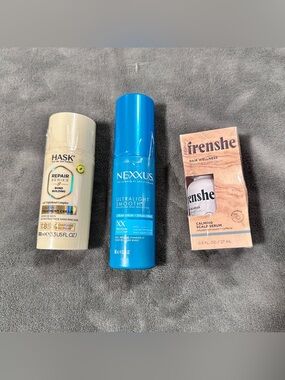NWT - 3 Piece Beauty Bundle - Haircare - Hask, Nexxus, & Frenshe
